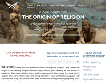 Tablet Screenshot of origin-of-religion.com